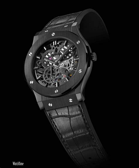 hublot skeleton black ceramic|hublot ceramic watches.